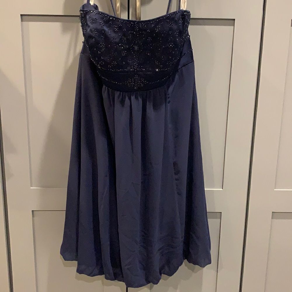 Strapless stone dress